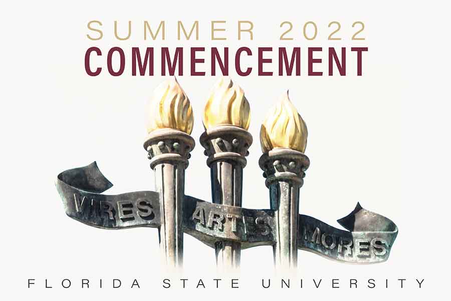 FSU Commencement graphic.