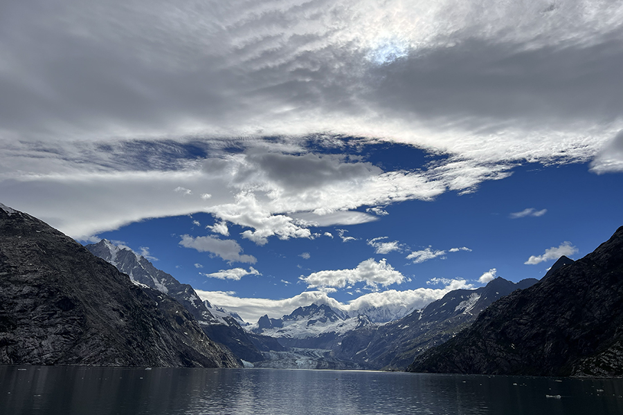 Glacier Bay National Park — Andrea Emmanuelli’s favorite site visited during her three-week research cruise in the Gulf of Alaska. Photo courtesy Andrea Emmanuelli.