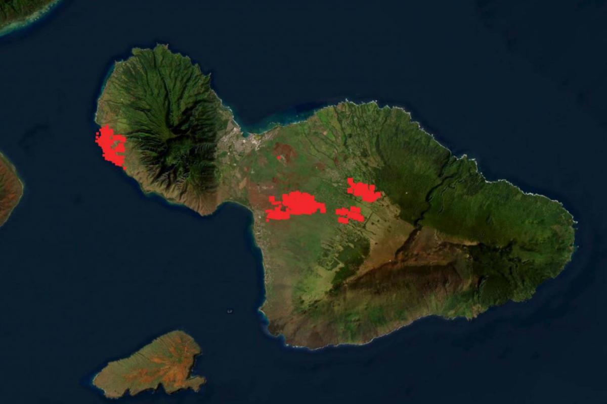 NASA image of Maui