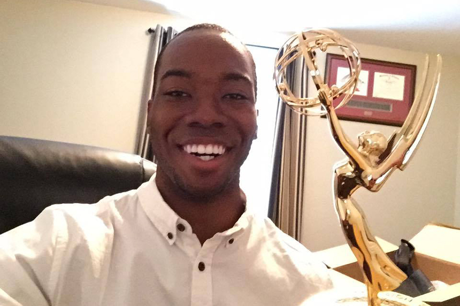 Tevin Wooten earned an Emmy Award in 2016. Courtesy photo.