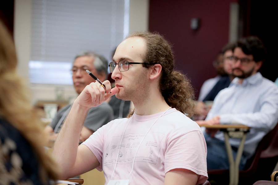 Participants attend the Second Joint Alabama-Florida Conference on Differential Equations, Dynamical Systems and Applications.