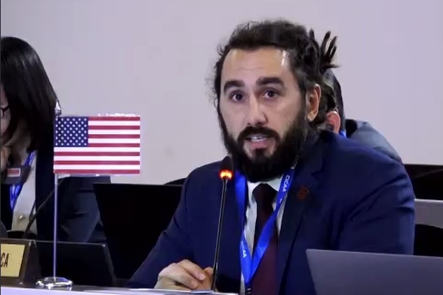 Bryan Keller graduated from FSU in 2020 with a doctorate in biological oceanography. As a foreign affairs specialist for NOAA, he travels the world to represent the U.S. and negotiate on issues related to fisheries management on the high seas. Courtesy photo.