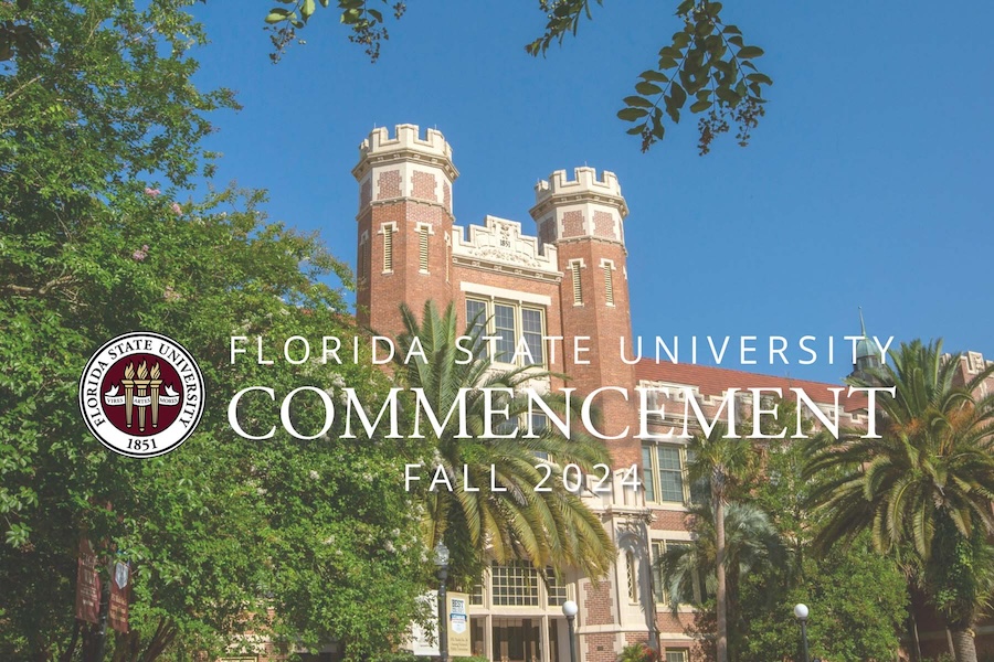 FSU Fall 2024 commencement graphic