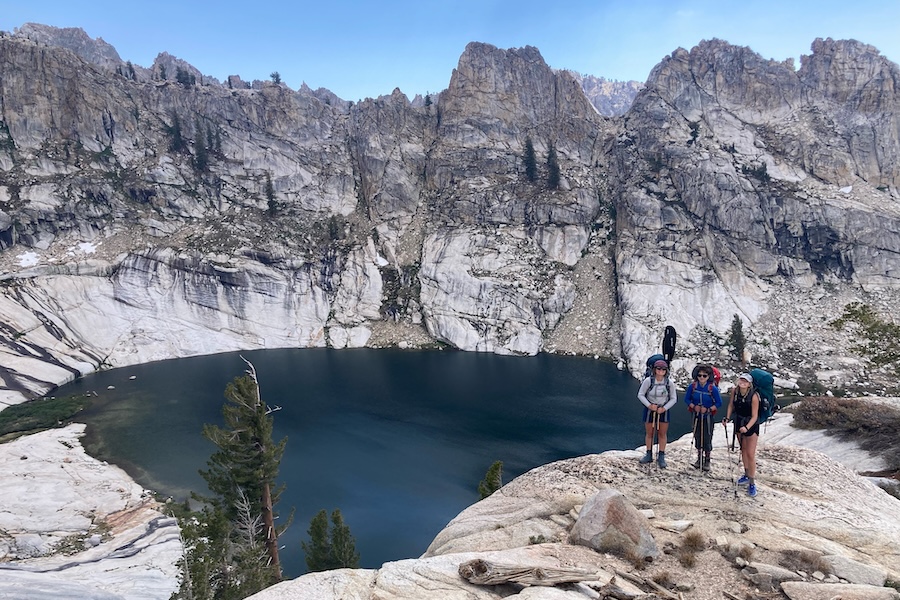 In the time between earning a bachelor's degree from the University of Missouri in 2020 and beginning her doctoral studies at FSU in 2023, Lillie Bradshaw conducted research for the U.S. Geological Survey. She traveled to the Sequoia and Kings Canyon National Parks in California to examine the effects of copper and nitrogen on high-elevations lakes, such as Pear Lake (pictured). Photo by Gaby Ruso.