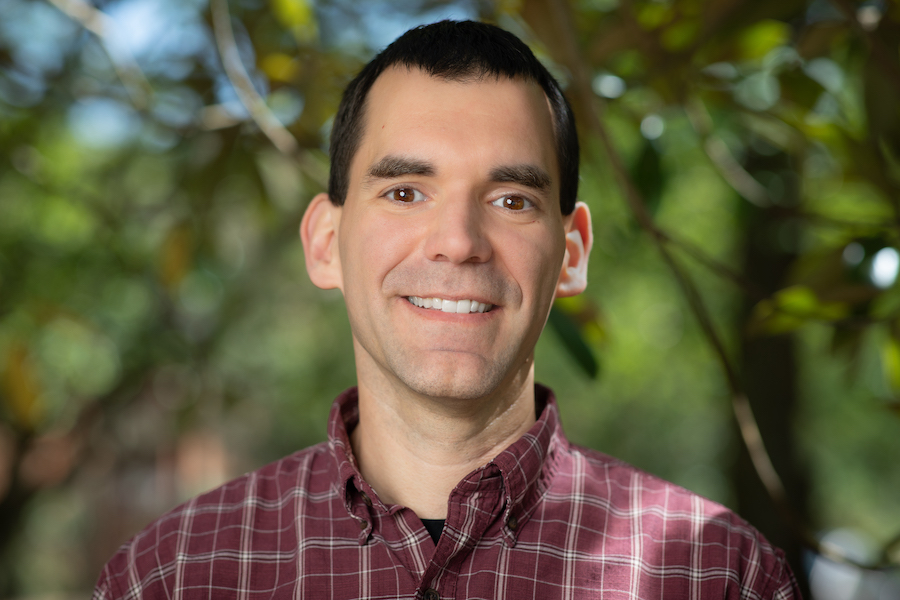Michael Cortez is an associate professor in Florida State University’s Department of Biological Science. Photo by Devin Bittner.
