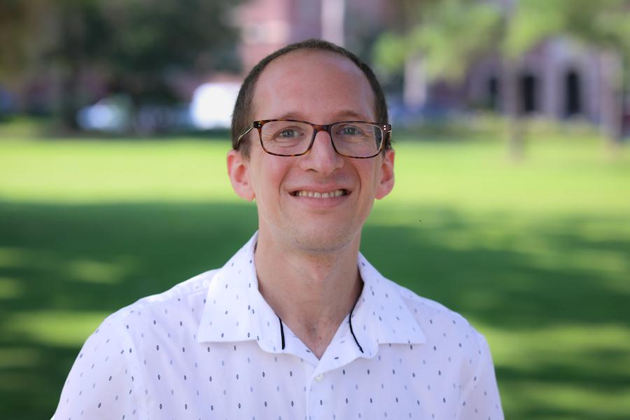 Michael Diamond is an assistant professor in Florida State University’s Department of Earth, Ocean and Atmospheric Science. Photo by Devin Bittner.