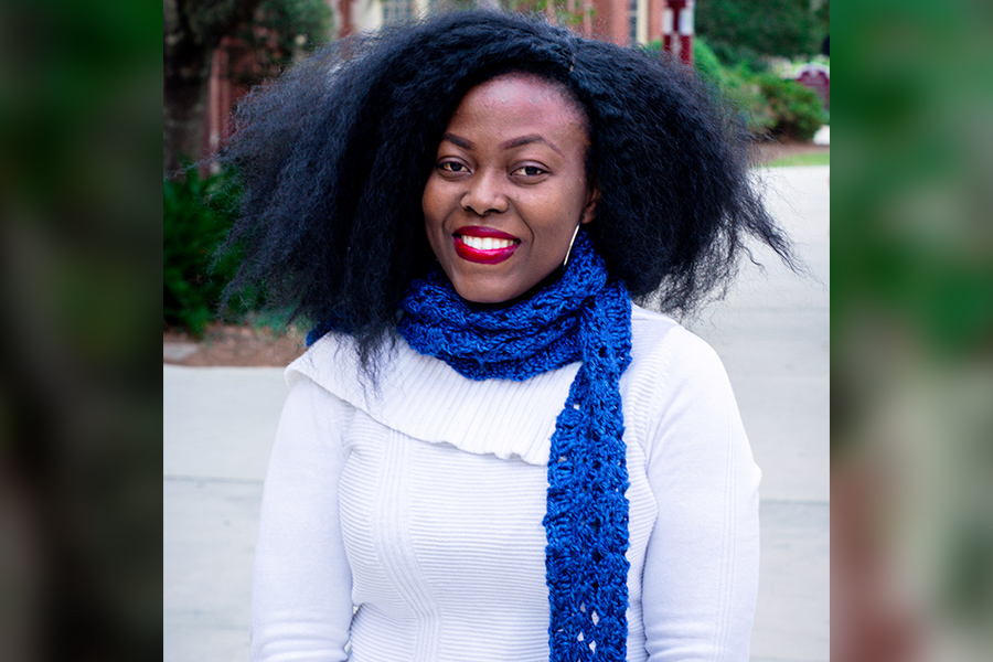 FSU religion student Florence Egbeyale. 