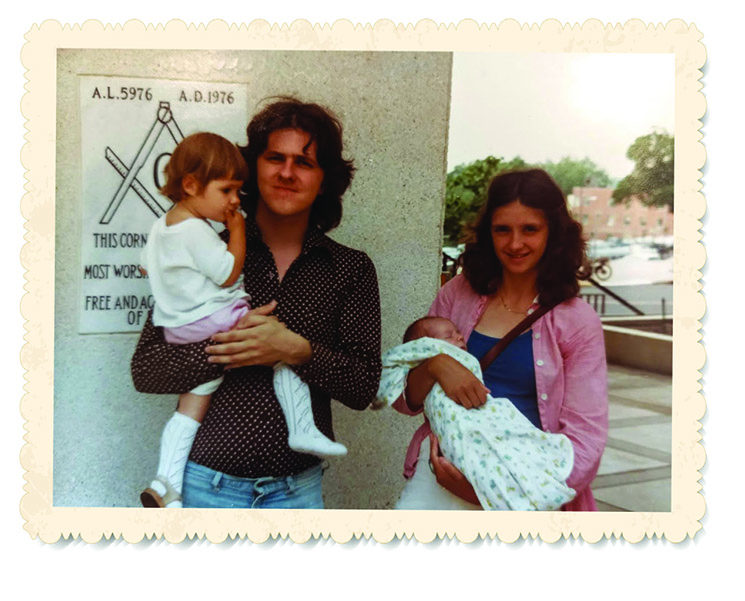 Benedikt Johannesson and Family