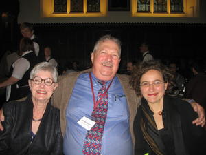 De Witt Sumners with his wife, Neddy, and former student Mariel Vazquez in Cambridge, England in September 2012.